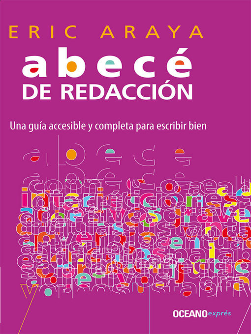 Title details for Abecé de redacción by Eric Araya Araya - Available